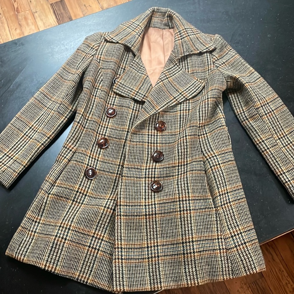 Plaid Wool Jacket